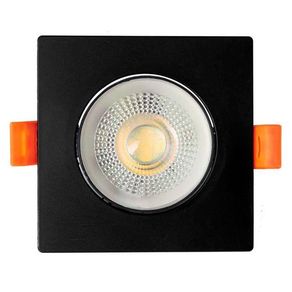 Spot LED Quadrado Embutir 3000K 5W Easy Decor Preto Bronzearte - 2.jpg